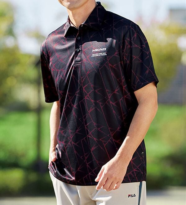 「＜ヘッド＞スポーティロゴデザインポロシャツ（メンズポロシャツ）」｜詳細画像