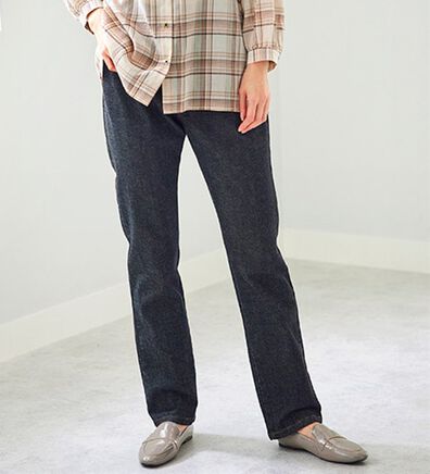 BELLUNA（ベルーナ）の「スーパーストレッチデニムパンツ（フルレングスパンツ）」