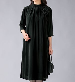 ルフラン（ルフラン）の「何かと重宝！プチフォーマルワンピース（ブラックフォーマル（喪服・礼服））」｜詳細画像