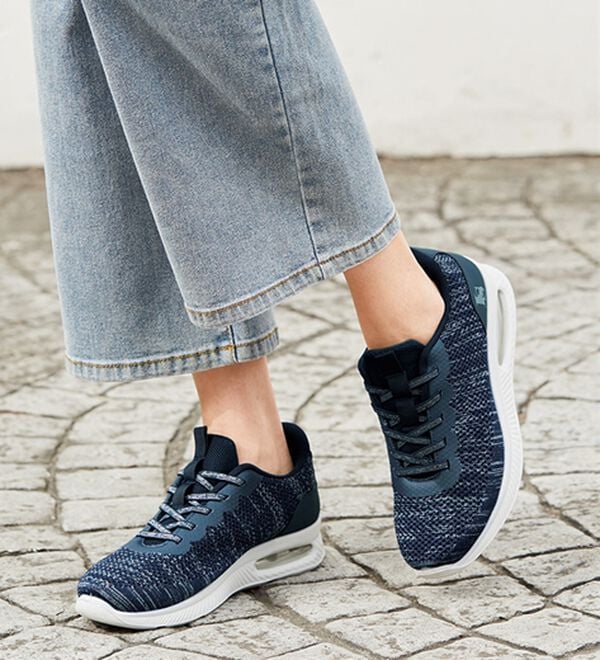 ルフラン（ルフラン）の「ラシーナコンフォート　立ったまま履ける４Ｅエアソールニットスニーカー（スニーカー）」｜詳細画像