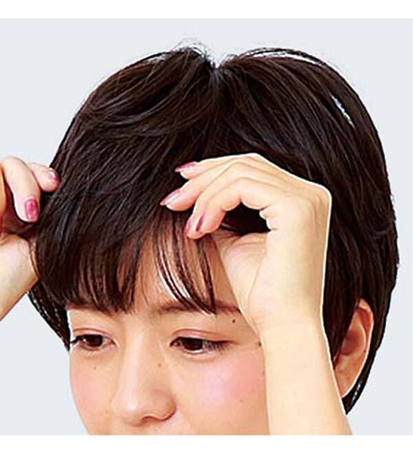 「らくらく帽子ウィッグ！ベルーナ特別セット（ウィッグ・ヘアピース・エクステ）」｜詳細画像