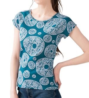 「【４色組】綿１００％ラクでお洒落なカップ付Ｔシャツ（ブラトップ・カップ付きインナー）」｜詳細画像