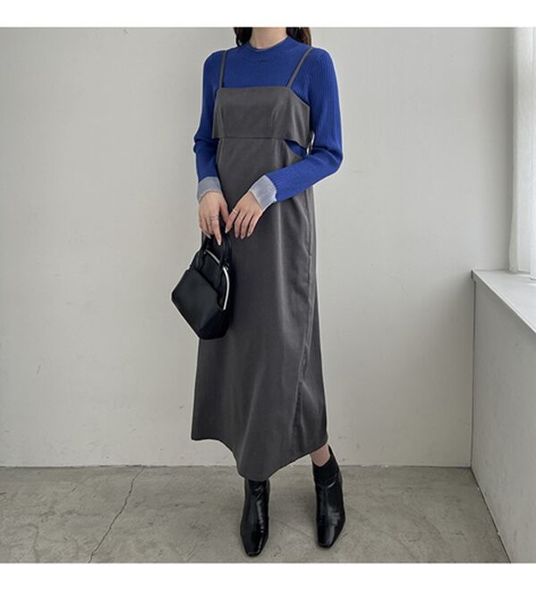 GeeRA（ジーラ）の「サイドカットアウトキャミワンピース（その他ワンピース）」｜詳細画像