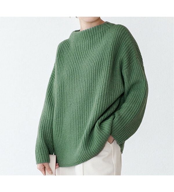 RANAN（ラナン）の「ふんわり！あぜ編ニットプルオーバー（ニット・セーター）」｜詳細画像