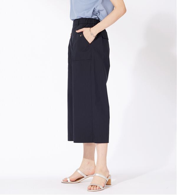 BELLUNA（ベルーナ）の「サラリ綿混ベイカーキュロットパンツ（その他パンツ）」｜詳細画像