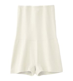 LAVIENNE（ラヴィエンヌ）の「綿100％吸湿発熱あったかインナー　腹巻付パンツ（肌着・インナーウェア）」｜オフホワイト