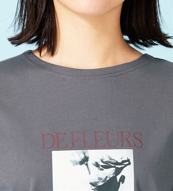 BELLUNA（ベルーナ）の「ヒンヤリ！綿１００％大人フォトプリントＴシャツ（Tシャツ）」｜詳細画像