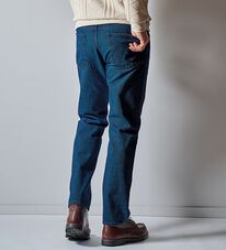 「日本製本格派の綿１００％カイハラデニムパンツ（メンズデニムパンツ）」