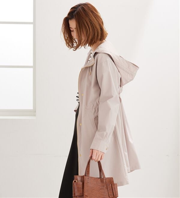 BELLUNA（ベルーナ）の「【新色追加】防風＆はっ水加工マウンテンパーカー（ハーフコート）」｜詳細画像