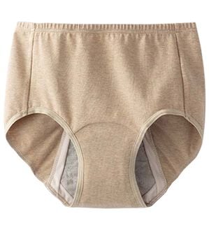 LAVIENNE（ラヴィエンヌ）の「吸水！安心ひろがるオーガニックコットンショーツ（安心ショーツ）」｜キャメル