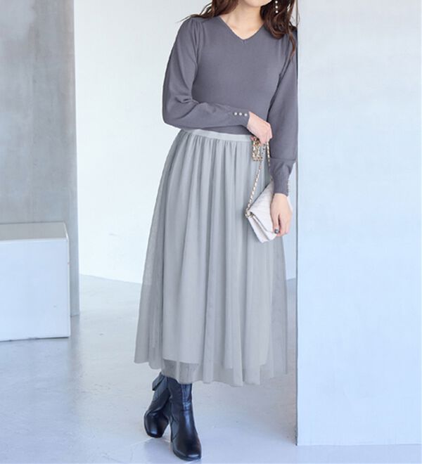 alotta（アロッタ）の「時短コーデ！ドッキングワンピース【お客様企画】（ドッキングワンピース）」｜詳細画像