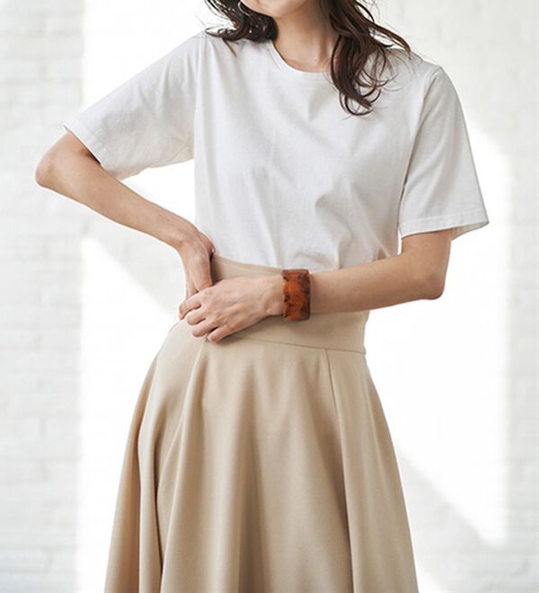 RANAN（ラナン）の「＜BC＞綿100％ひんやりラウンドヘムプルオーバー（カットソー）」｜詳細画像