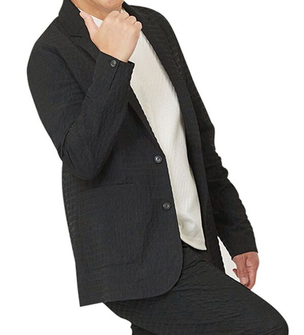 「【おじフェス着用】ランダムサッカーサマーセットアップ　ジャケット（メンズジャケット）」｜詳細画像