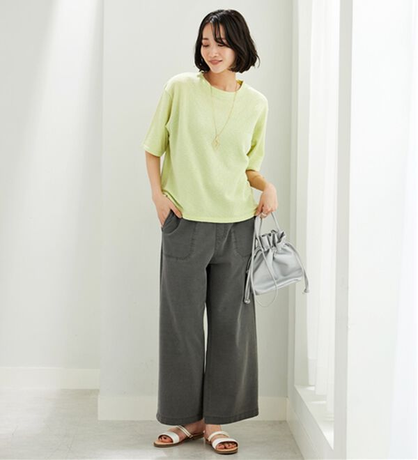 BELLUNA（ベルーナ）の「ジャカード素材プルオーバー（カットソー）」｜詳細画像