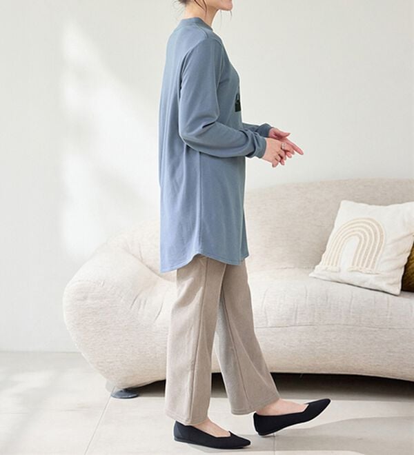 BELLUNA（ベルーナ）の「【メルティポンチ】プリントチュニック（チュニック）」｜詳細画像