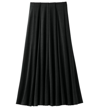 「すっきり見える１２枚はぎの涼やかスカート（ひざ丈スカート）」