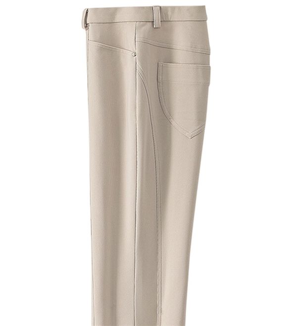 BELLUNA（ベルーナ）の「ヒンヤリ冷感！ハイテンション美脚パンツ　ブーツカット（フルレングスパンツ）」｜グレージュ