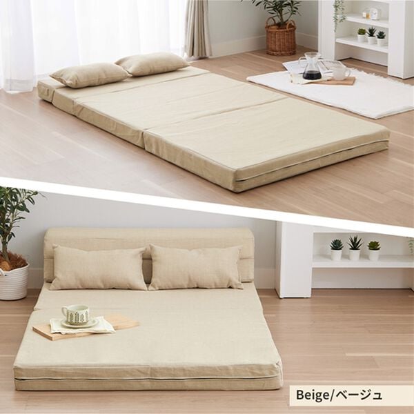 iellio（イエリオ）の「３通りに使えるマットレス＜ソファ・マットレス・背もたれ付マットレス＞（マットレス）」｜詳細画像