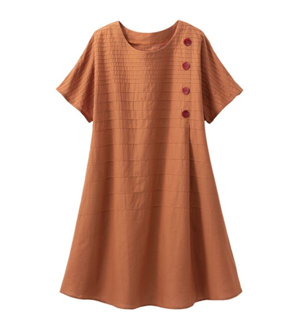 ルフラン（ルフラン）の「ピンタック素材チュニック（チュニック）」｜詳細画像