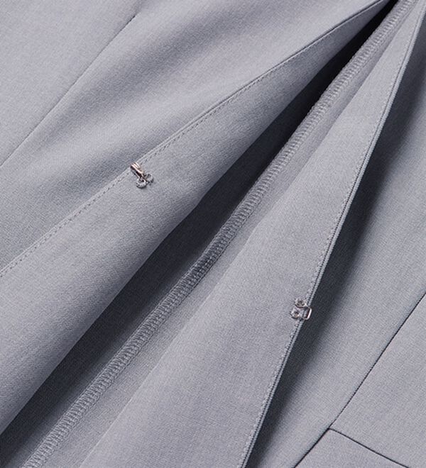 RANAN（ラナン）の「機能付！麻調素材ペプラムジレベスト（ジレ）」｜詳細画像