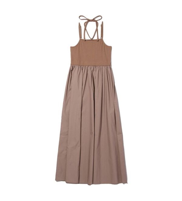 GeeRA（ジーラ）の「着回し異素材ドッキングキャミワンピース（ドッキングワンピース）」｜詳細画像