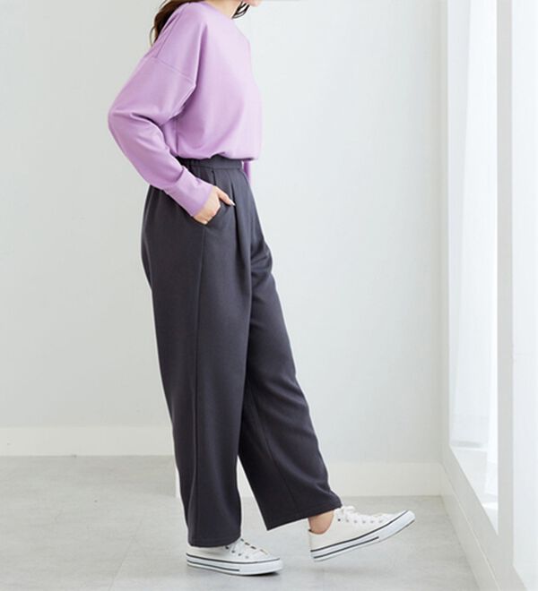 BELLUNA（ベルーナ）の「【2点セット】ウーリッシュ素材ビスチェセットアップ（セットアップ）」｜詳細画像