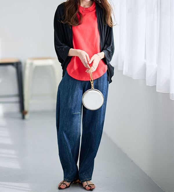 RANAN（ラナン）の「ひんやり！＜BC＞綿100％タンクトップ【選べる着丈】（カットソー）」｜詳細画像