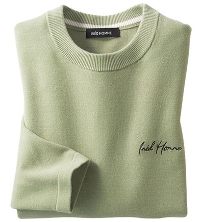 「＜イネド　オム＞もっちリッチニット（メンズトレーナー）」