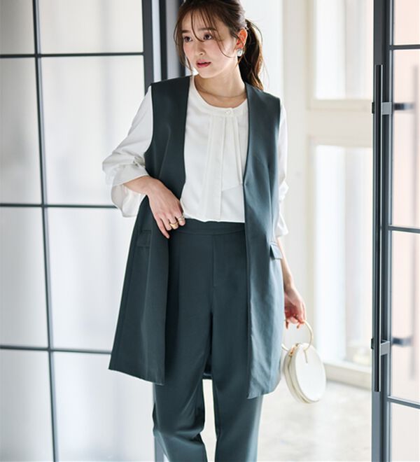 RANAN（ラナン）の「＜２点セット＞ロングジレセットアップ（その他スーツ）」｜詳細画像