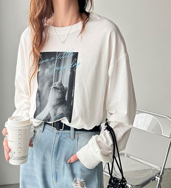 GeeRA（ジーラ）の「アソートデザインフォトプリントロンＴ（カットソー）」｜詳細画像