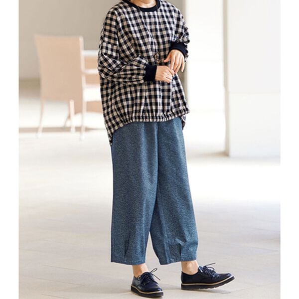 BELLUNA（ベルーナ）の「綿１００％なめらかゆったりパンツ（フルレングスパンツ）」｜詳細画像