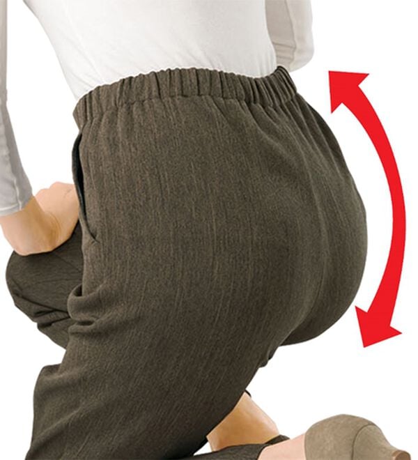 ルフラン（ルフラン）の「【３本組】日本製柔らかゴムのラク楽パンツ（フルレングスパンツ）」｜詳細画像