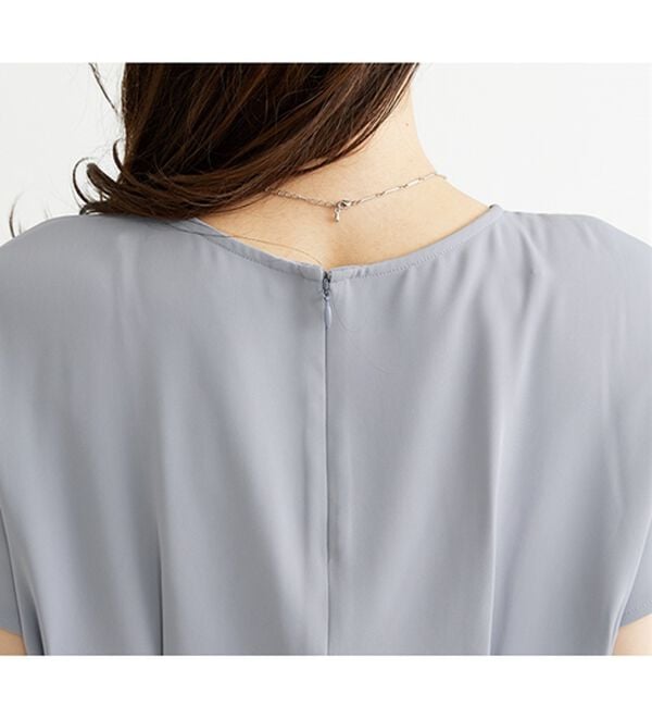 BELLUNA（ベルーナ）の「〈オフィス対応〉タックデザインブラウス（ブラウス）」｜詳細画像