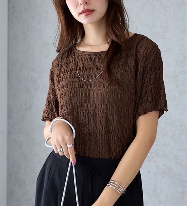 alotta（アロッタ）の「シアーシャーリングプルオーバー（カットソー）」｜詳細画像