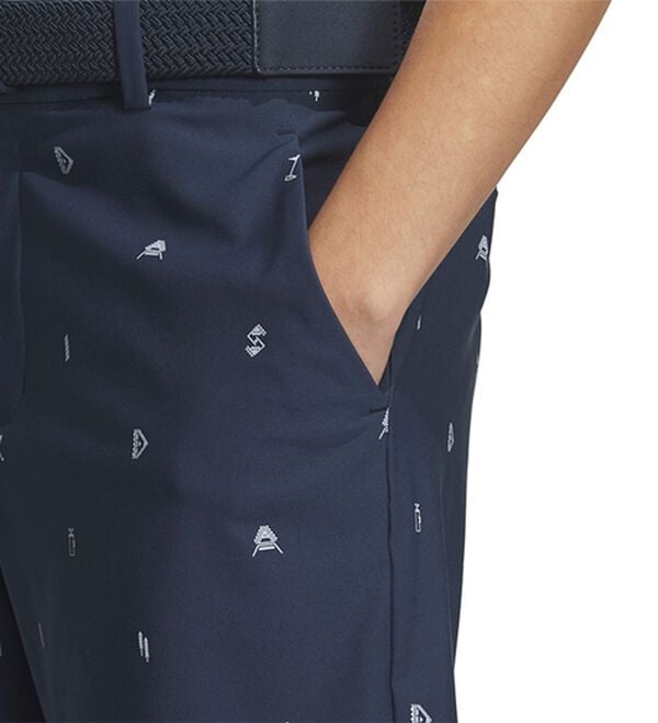 「＜ａｄｉｄａｓ＞ゴルフ　ＥＸ－ＳＴＲＥＴＣＨＡＣＴＩＶＥ撥水　モノグラムショートパンツ（メンズハーフパンツ）」｜詳細画像
