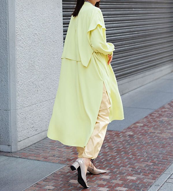 RANAN（ラナン）の「ヨーク重ね使い深スリットシャツチュニック（チュニック）」｜詳細画像