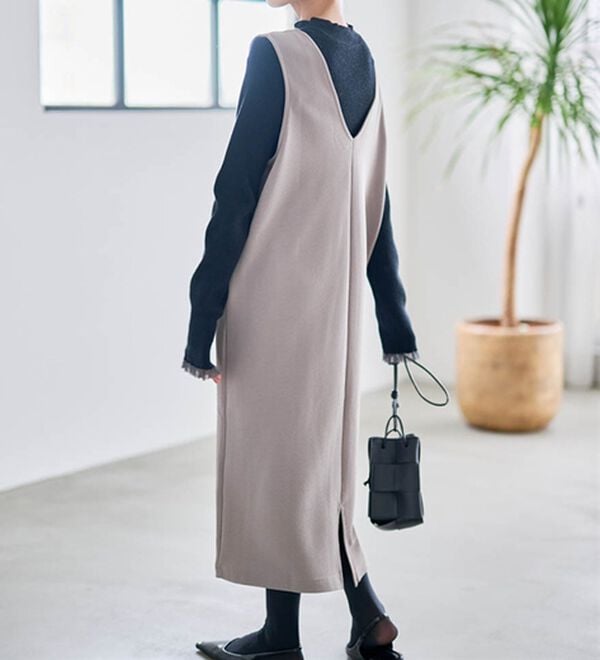 RANAN（ラナン）の「【選べる2丈】細見えが叶うジャンパースカート（ジャンパースカート）」｜詳細画像