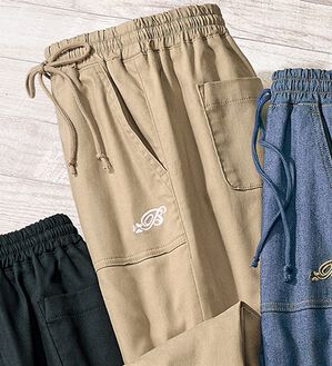 ルフラン（ルフラン）の「やわらか楽ちん！裏起毛パンツ（その他パンツ）」｜ベージュ