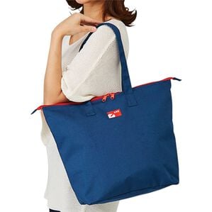 「コンパクトに畳める保冷温買い物バッグ（エコバッグ・保冷保温バッグ）」｜ネイビー