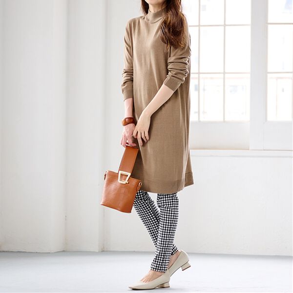 RANAN（ラナン）の「カシミヤタッチニットワンピース（ニットワンピース）」｜詳細画像