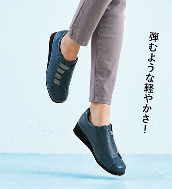 ルフラン（ルフラン）の「ラックウォーク　厚底レザースリッポン（スリッポン）」｜詳細画像