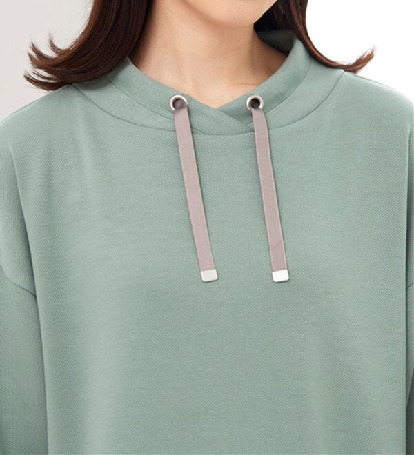 BELLUNA（ベルーナ）の「上品見えとろみワイドネックプルオーバー（カットソー）」｜詳細画像