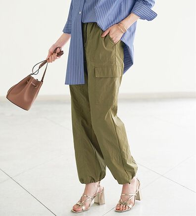 BELLUNA（ベルーナ）の「綿ナイロン素材カーゴパンツ（その他パンツ）」