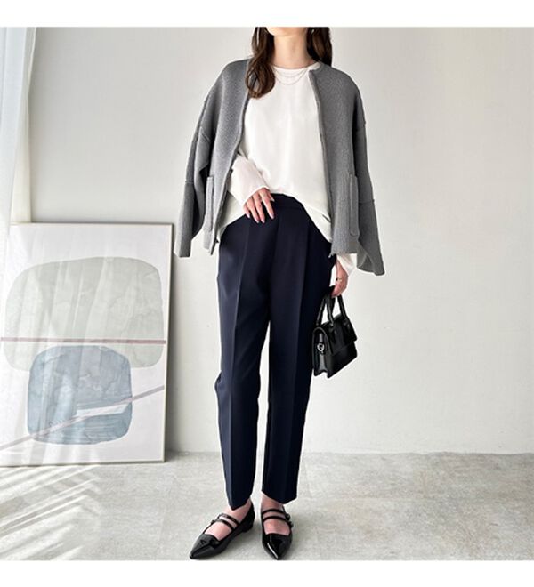 GeeRA（ジーラ）の「美脚きれい魅せ！テーパードパンツ（フルレングスパンツ）」｜詳細画像