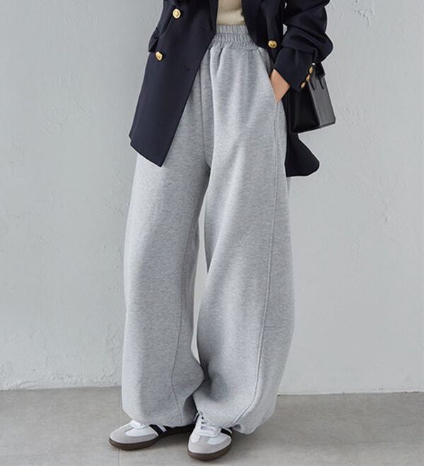 RANAN（ラナン）の「裏起毛カーブスウェットパンツ（その他パンツ）」｜詳細画像