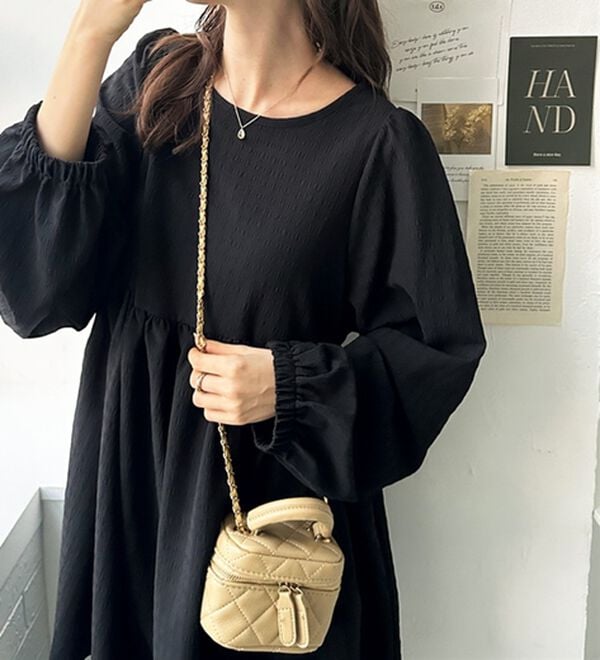 GeeRA（ジーラ）の「前後２ＷＡＹリボンペプラムチュニック（チュニック）」｜詳細画像