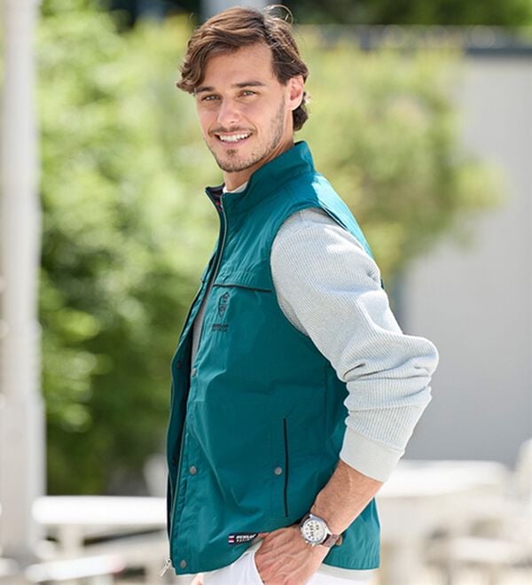 「＜ダンロップ・リファインド＞手ぶらでお出かけ便利ベスト（メンズベスト）」｜詳細画像