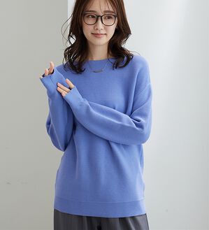 BELLUNA（ベルーナ）の「ラメ調もちもちニットプルオーバー（ニット・セーター）」｜詳細画像