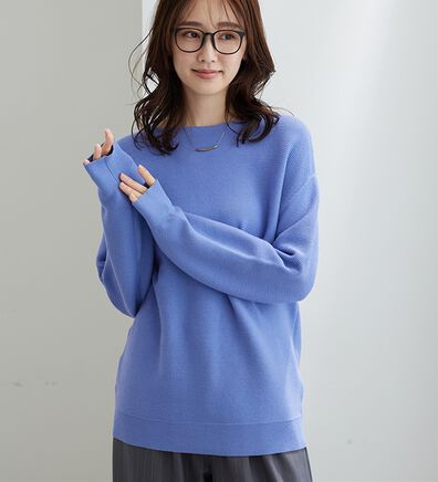 BELLUNA（ベルーナ）の「ラメ調もちもちニットプルオーバー（ニット・セーター）」