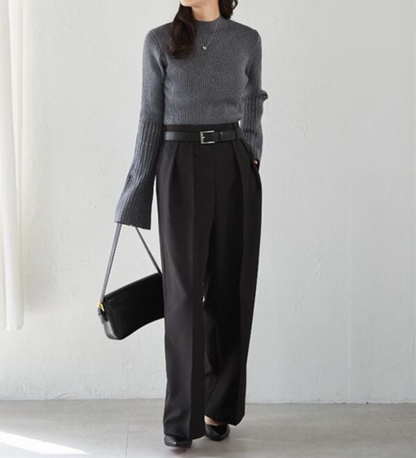 RANAN（ラナン）の「フレアースリーブニュアンスカラーニット（ニット・セーター）」｜詳細画像